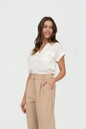 Blusa Casual  Manga Corta