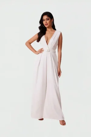 Enterizo Largo Cuello "V"