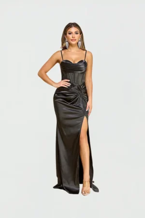 Vestido Largo Estilo Corse