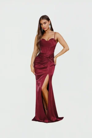 Vestido  Largo Estilo Corse