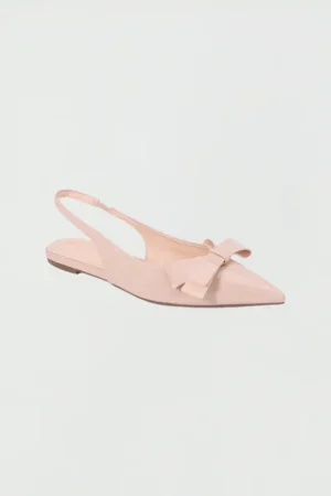 Flats Slingbak  Punta Fina De Charol