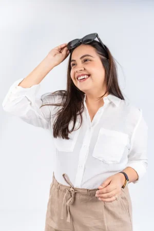 Pantalón de Lino Amplio