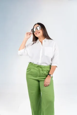 Pantalón de Lino Amplio